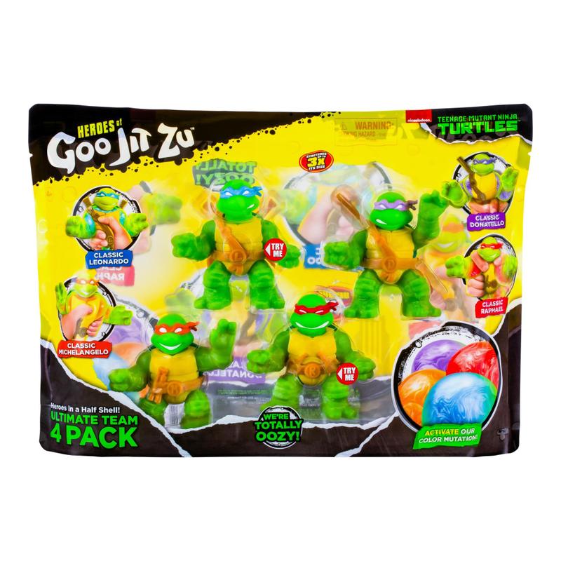 Figuras de brinquedo Heroes of Goo Jit Zu Teenage Mutant Ninja